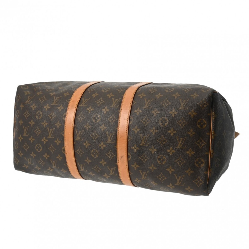 Louis Vuitton Keepall Bag Boston Brown Canvas Monogram - Picture 5 of 11